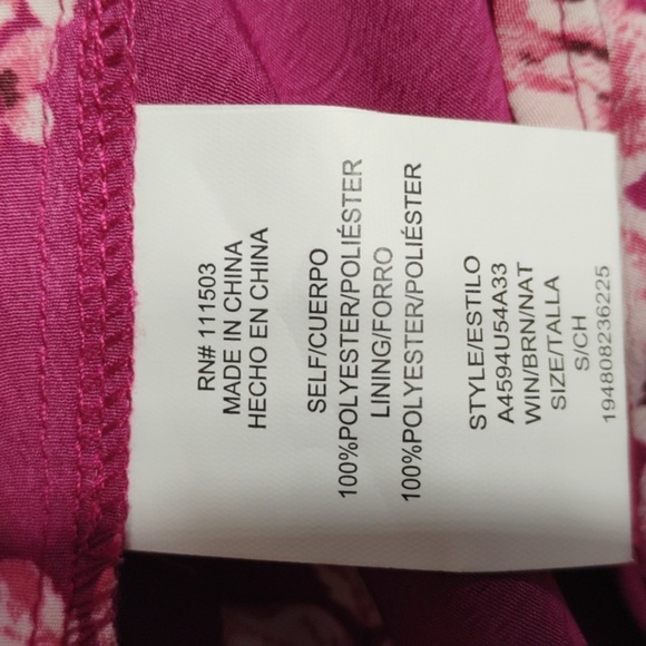 Lily Rose White and Burgundy Ruffled Sundress - Picture 15 of 15